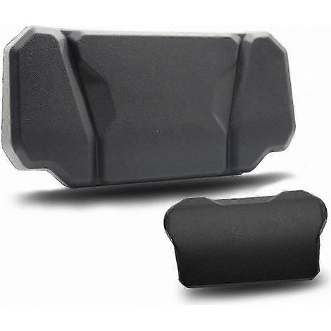 Ensemble de coussin de dossier ergonomique pour selle passager de moto trail Cuir synthétique et mousse, noir Selle touring confortable pour modèle 1250 (1/5)