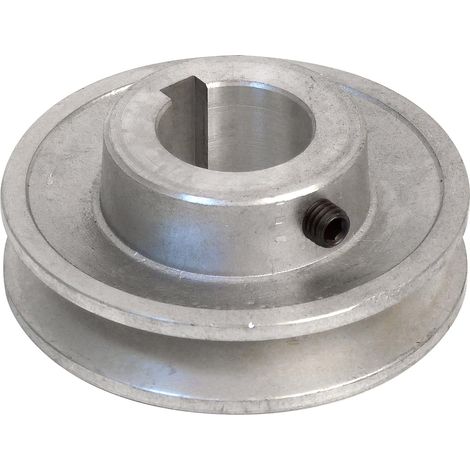 Poulie en Aluminium - 1 Pièce - Alliage Léger - Transmission de Puissance - Pour Machines Industrielles - Diamètre 80 mm