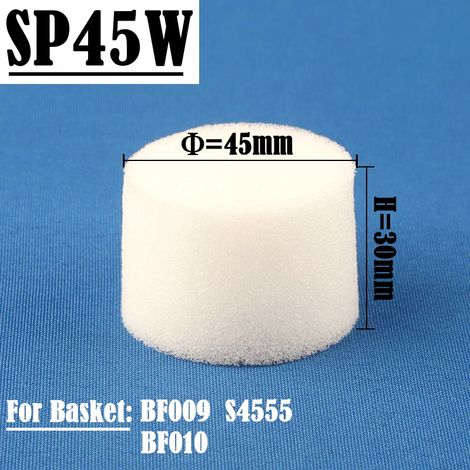 (SP45-Blanc-Q50) 50 éponges hydroponiques de qualité supérieure pour la culture hors-sol de fleurs et de légumes en intérieur, pour la culture en panier hydroponique. (1/4)
