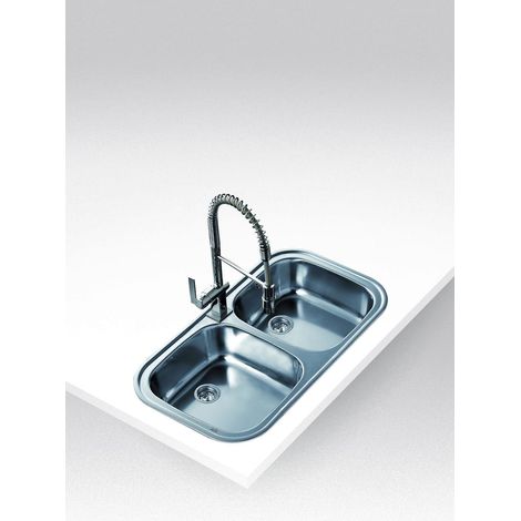 Teka STYLO 2C 1Ø - Fregadero De Cocina Acero Inoxidable 80 Cm