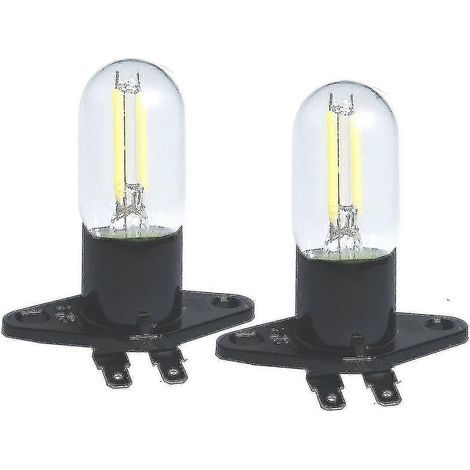 2 ampoules LED Z187 pour four à micro-ondes et réfrigérateur