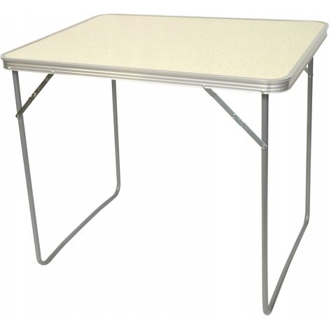 TABLE TOURISTIQUE PLIABLE VALISE DE CAMPING 80x60 (1/5)