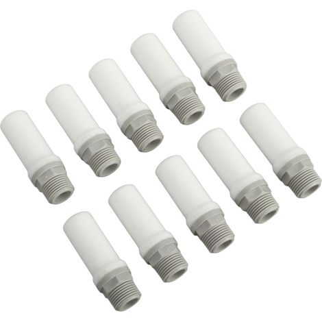 G3/8-Zoll-Pneumatikschalldämpfer, Packung mit 10 Spülschalldämpfern für Magnetventile, Druckluft-Abluftgeräuschreduzierer, zuverlässiges Zubehör. (1/5)
