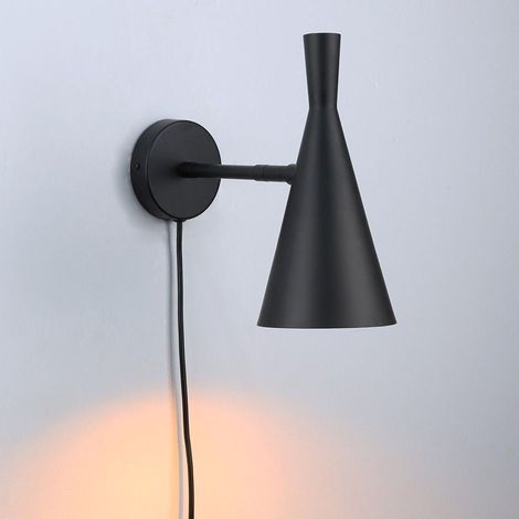 Aplique De Pared Escandinavo Orientable 330° Con Interruptor (1/5)