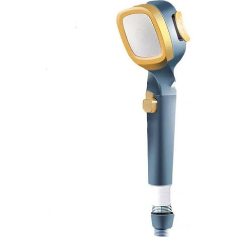 Pommeau de douche à main haute pression avec filtre pour salle de bain, jet économique, bleu marine (1/5)