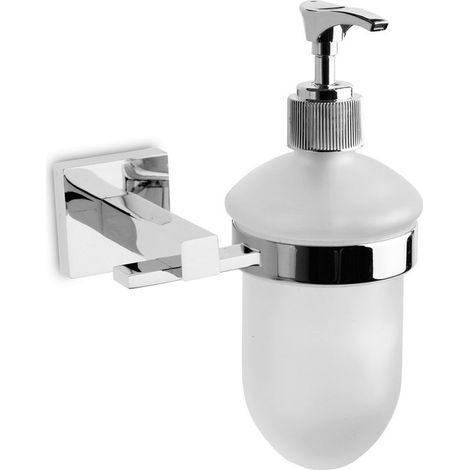 Dosasapone con erogatore in vetro e ottone a muro modello ELTO-3478 kamalu