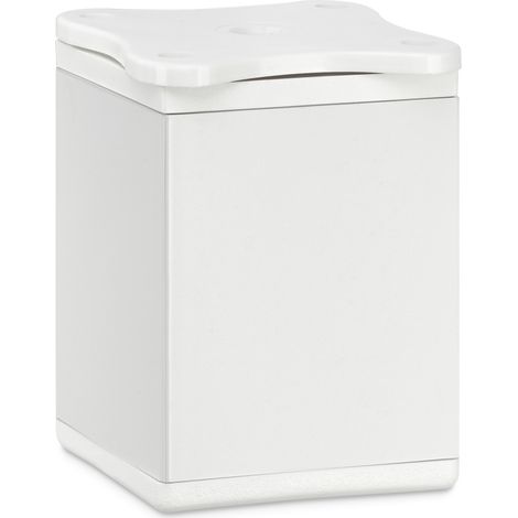 Möbelfuß DAK IV 40 x 40 mm Höhe 60 mm weiß höhenverstellbar (1/2)