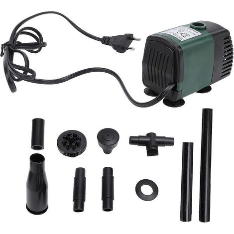 Kleine, tauchfähige Springbrunnenpumpe für den Außenbereich, Schutzart IP68, 7 W, 500 l/h, für Aquarien, Fischbecken und Teiche