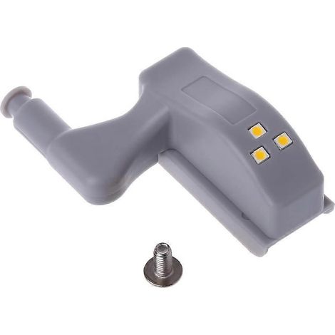 LED-Schrankleuchte, grau, 0,3 W, berührungsempfindlich, energiesparend, Schraubmontage, für Küchenschränke