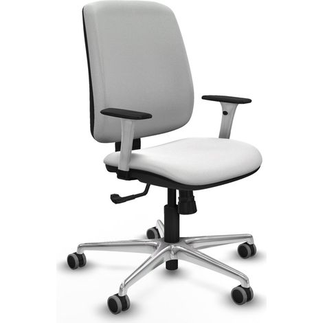 Silla de oficina piqueras y crespo Alares blanco espuma alta densidad (1/2)