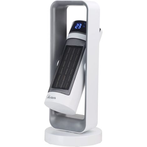 Termoventilatore Ardes OBLIVION AR4P20 Torre Ceramica 2 Livelli di Potenza Eco e Comfort con Pannello Comandi Touch Bianco (1/5)