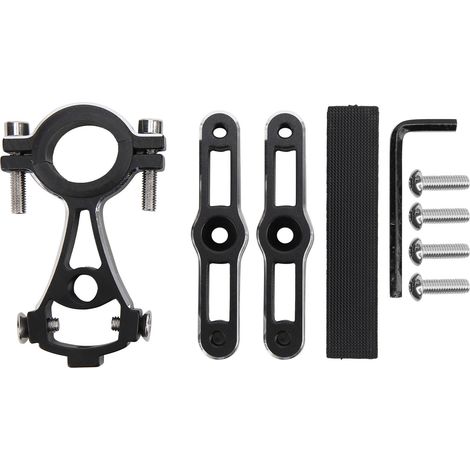 GIYO GY-415 Support double porte-bidon vélo, adaptateur guidon tige selle, convertisseur de bidon (1/5)