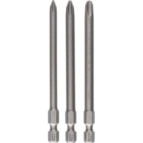 Bosch Accessories 2607001757 Inserto a Croce Impronta (cacciavite): 1/4 (6.3 mm) Forza: Croce Phillips PH 1, PH 2, PH