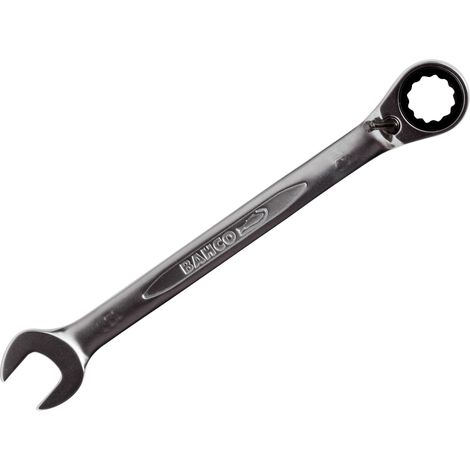 Bahco 10mm Offset Ratchet Combination Wrench with 15° Angle Fork Head, Double-Ended, for Versatile Mechanical and Plumbing Applications