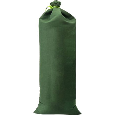 Sac à sable anti-inondation rechargeable toile verte barrière d'eau avec cordon de serrage pour fenêtres portes maison [Sac à sable] [Canvas Fabric] [Green] [Approx. 20x40cm / 7.9x15.7in] (1/5)