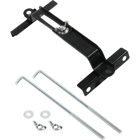 Fixation Batterie Voiture,Support de Plateau de Batterie,Universel de Support Batterie Barre Transversale Réglable avec Boulon en J,Plateau de Batterie de Voiture,Convient aux SUV,Voitures (1/5)