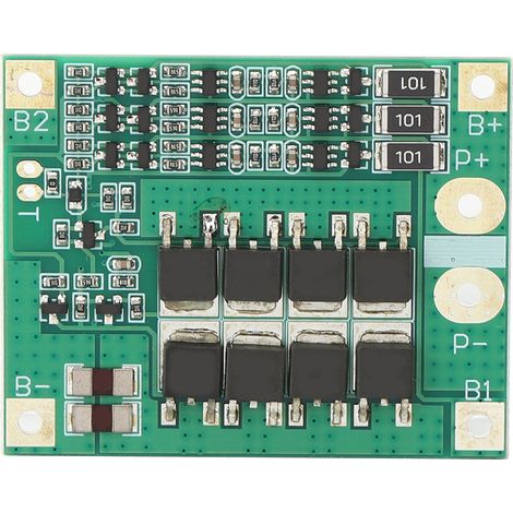 Panneau de Protection de batterie Lipo 3S 12V 18650, Module 25A BMS PCB Balance de cellules (1/5)