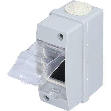 Boîtier de Protection Étanche Transparent pour Disjoncteur de Jardin