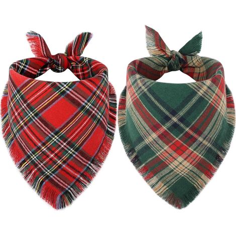 Lot de deux bandeaux pour chiens avec pompons, polyvalents, faciles à transporter et adaptés aux chiens. (1/5)