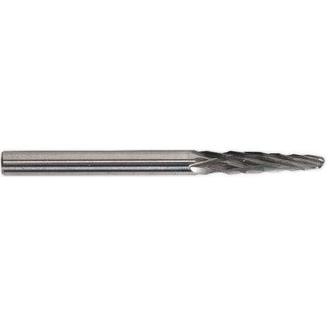 Sealey Micro Carbide Burr Ball Nose Taper 3mm - Pack of 3 MCB004