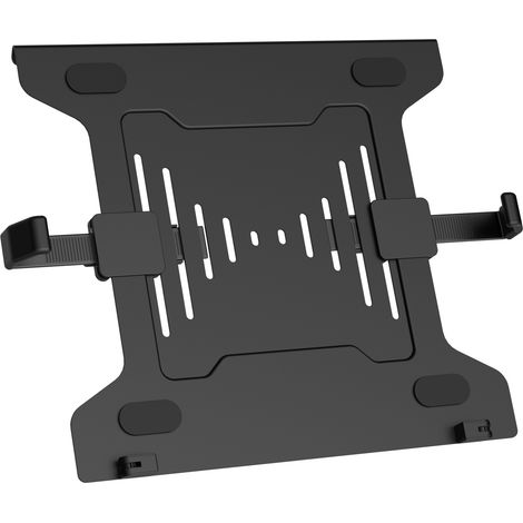 Wiltec Supporto laptop per braccio porta monitor, struttura solida in acciaio, ampiezza regolabile, fermi antiscivolo, ventilazione ottimale, porta notebook da collegare a sistema da scrivania (1/5)