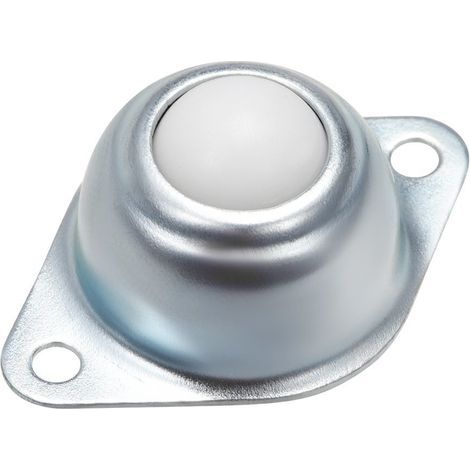Juego de 8 ruedas con rodamientos de bolas, ideales para muebles, estanterías y vitrinas. Fabricadas en nylon y acero inoxidable, con rodamientos de bolas que permiten una rotación de 360°. (1/4)