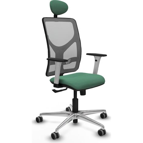 Chaise de bureau piqueras y crespo Motilla blanc support lombaire ajustable (1/2)