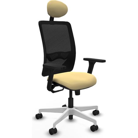 Silla de oficina piqueras y crespo Zulema crema espuma (1/2)