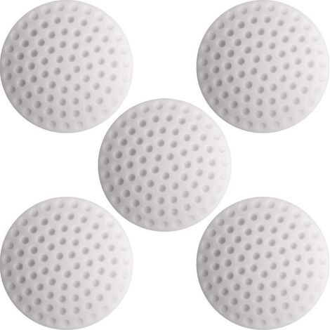 Bloque Porte Protecteur de Silicone Autocollant, Boutée de Porte Adhesive, Door Stopper, Pare Chocs de Poignée de Porte. Blanc 5 Pièces (1/5)