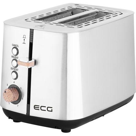 Tostapane ecg st 2767 timber 925 W acciaio inox (1/3)