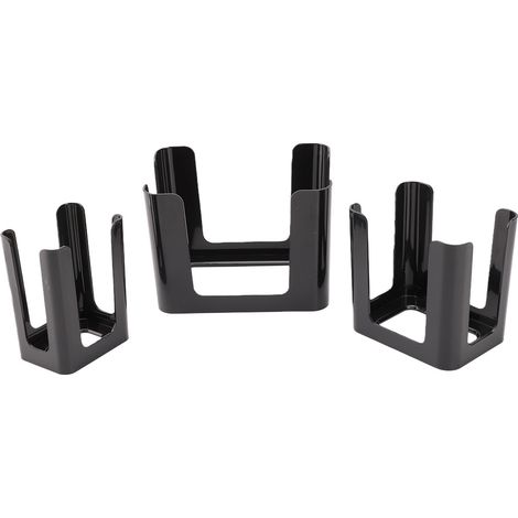 Organisateur de couvercles pour boîtes alimentaires Rubbermaid Brilliance à clipser, compatible avec les boîtes de 4,7 tasses, 3,2, 1,3 et 0,5 tasses, noir (1/5)