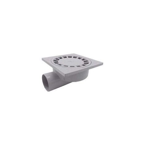 Par 200mm X 200mm Sortie 75mm Siphon de Sol Salle de Bains Salle Humide Douche Plastique Pvc1pcs blanc (1/5)