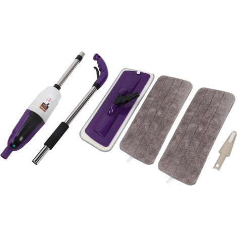 Mop a Vapore in Acciaio Inox con Serbatoio 600ml – Testina Girevole 180° per Pulizia Umida e Secca – Design Elegante – Ideale per Piastrelle, Laminato e Uffici (1/5)