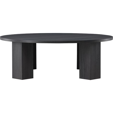 Juno Couchtisch Ø120cm schwarz.