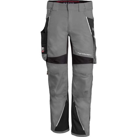 Grizzlyskin Bundhose "IRON" grau/schwarz S50 (1/5)
