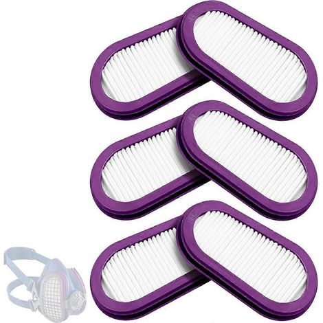 Lot de 6 filtres de rechange P100 pour demi-masque, compatibles avec les masques respiratoires de soudage Elipse SPR321, SPR451 et SPR457, tailles S/M et M/L. (1/5)