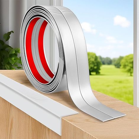 Baguettes de protection des bords autocollantes, plinthes souples et flexibles pour portes, fenêtres, murs, cuisine, carrelage, idéal le bricolage et les rénovations (1/5)