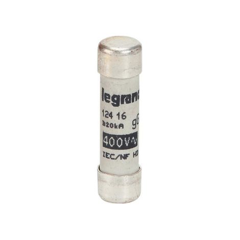 Cartouche industrielle cylindrique type gG 8x32mm avec voyant 16A LEGRAND 012416 (1/3)