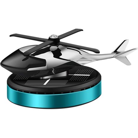 Rotierender, solarbetriebener, helikopterförmiger Aromadiffusor, Auto-Lufterfrischer, Pipishoop Autodekoration, für Zuhause und Büro