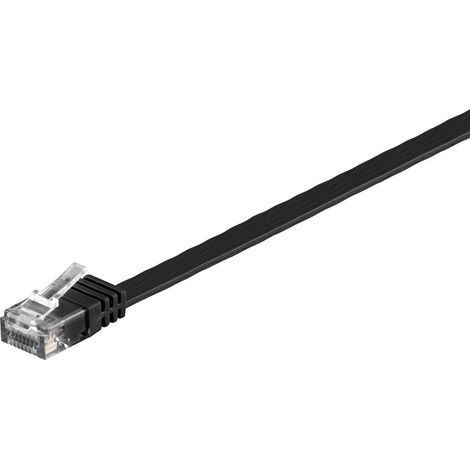 MicroConnect 0.25m Cat6 RJ-45 - 0,25 m - Cat6 - U/UTP (UTP) - RJ-45 - RJ-45 - Noir (V-UTP60025S-FLAT)