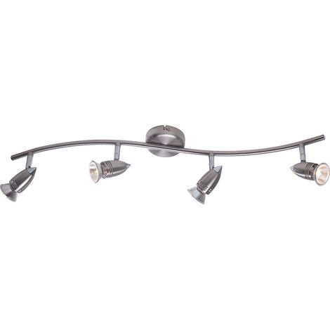 Gemini 4 Light Wave Bow SPotlight Bar Satin Chrome (1/2)