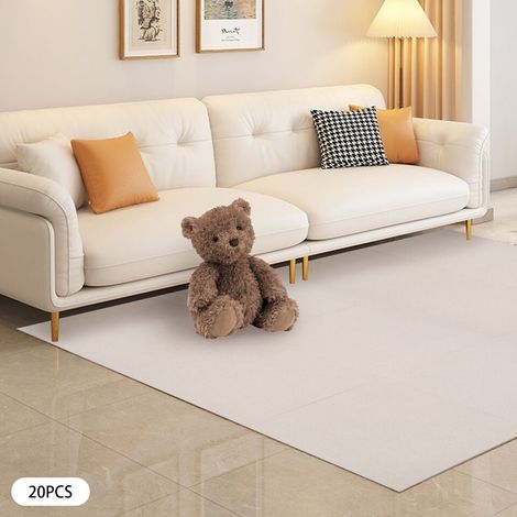 20-pièces Tapis carré Type d'adsorption Tapis de sol autocollant (1/5)