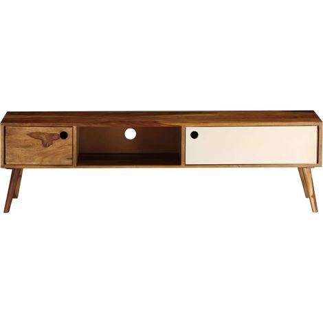 Maison Exclusive - TV-Schrank 140x30x40 cm Massivholz Akazie