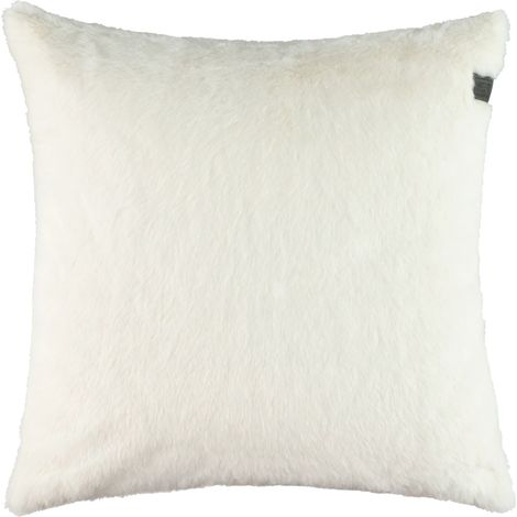 SCHÖNER WOHNEN Housse de coussin décoratif ELEGANCE - Lot de 2 45x45 cm, blanc cassé