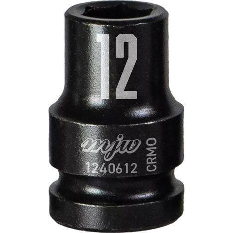MJW Vaso de impacto 1/2"" 6 caras 12 mm (1/3)
