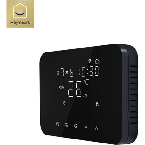 ISNATCH termostato Smart Wi-fi soft touch 230V nero - HEYTHERMO+ 49683035