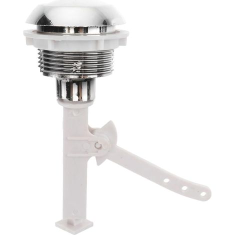 Bouton Poussoir Argenté en Plastique (1/5)