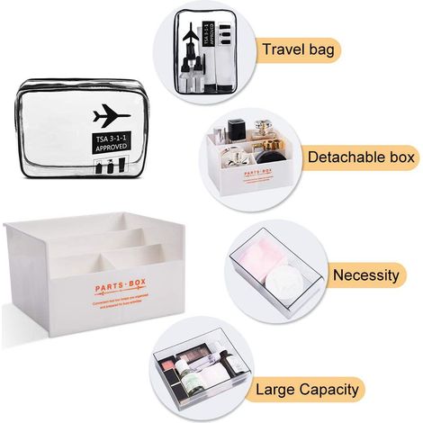 Armoire à cosmétiques à tiroirs + trousse de maquillage - K (1/5)