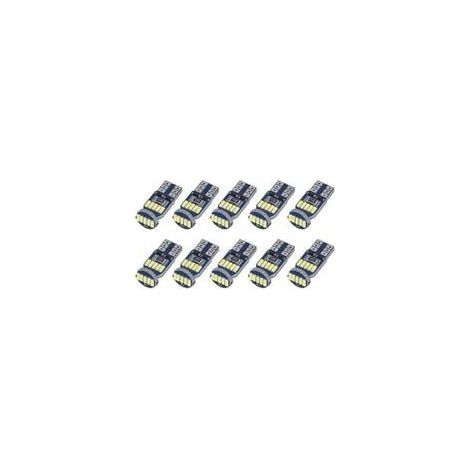 Set mit 10 T10 W5W LED-Lampen, Canbus-fehlerfrei, 15 Stück, SMD 4014, Auto-LED-Lampen, 194 168 2825, Weiß 6000 K, für Innenbeleuchtung, Kofferraumbeleuchtung, Nummernschild, Positionslichter, DC 12 V (1/5)