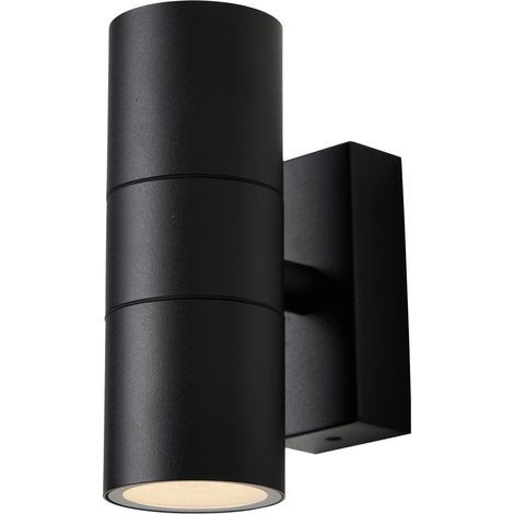 Litecraft Kenn Wall Light Outdoor Up & Down IP65 Rated Fitting - Black (1/5)
